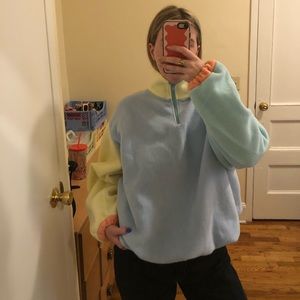 Pastel fleece
